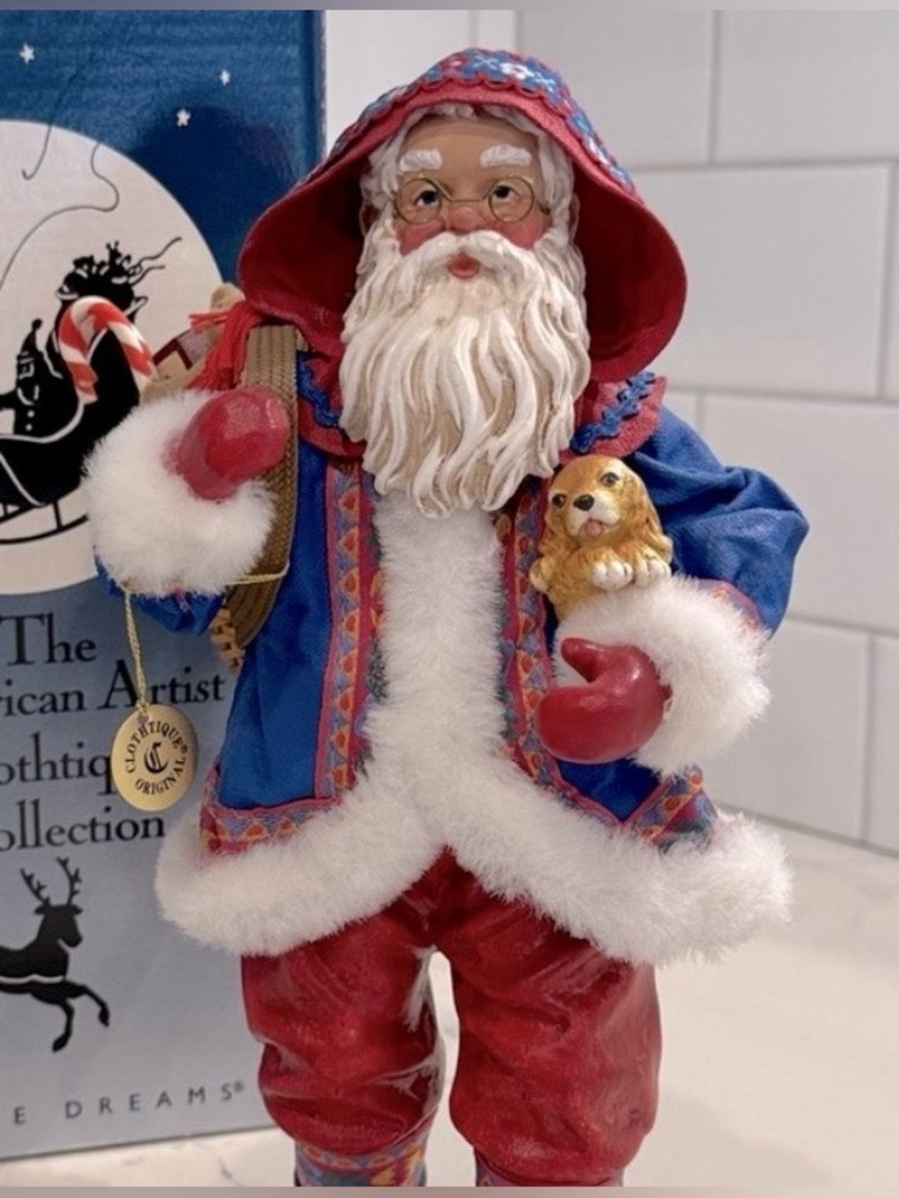 ❤️🎄 DEPT 56 | Clothtique Possible Dreams Collectible Santa | Christmas Surprise
